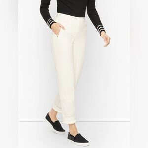 NWT Talbots Fleece-Cuff Straight Leg Pant (12P)